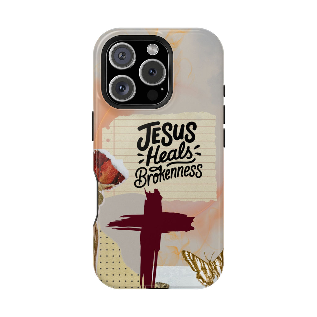Jesus Heals Brokenness Phone Case