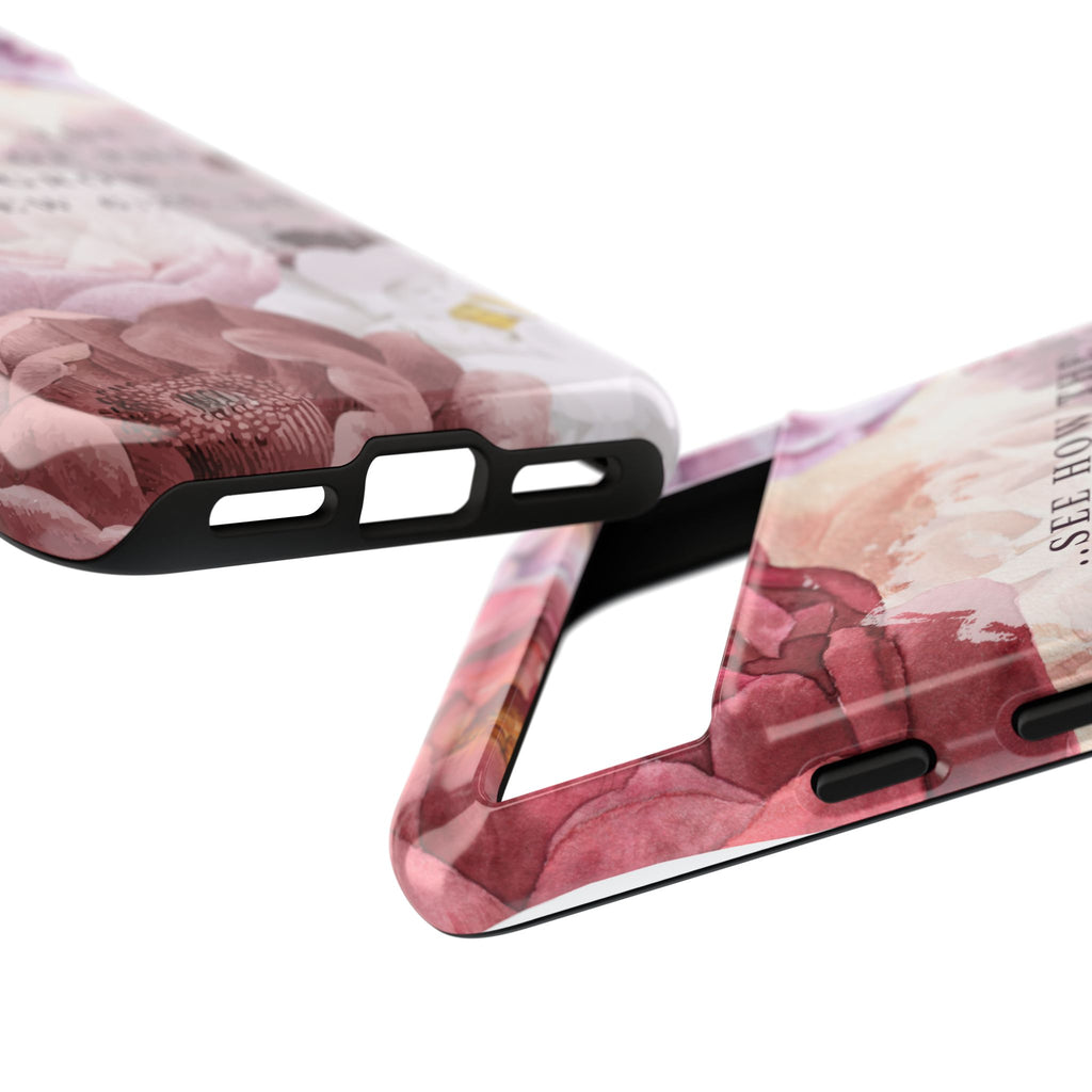 Matthew 6:28 Floral Samsung/Android Phone Case