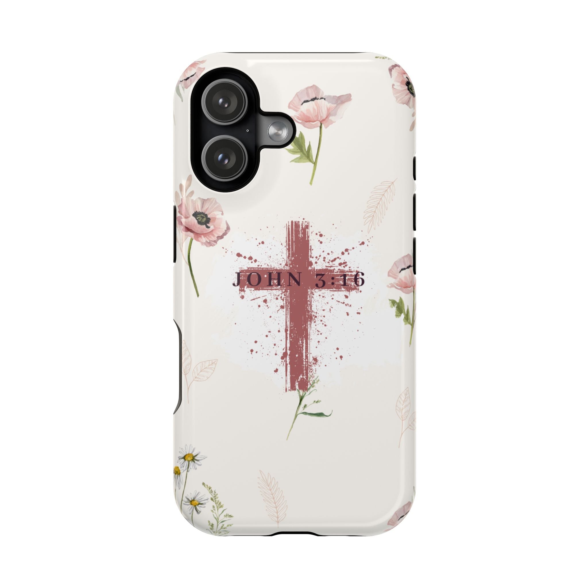 John 3:16 Floral Phone Case
