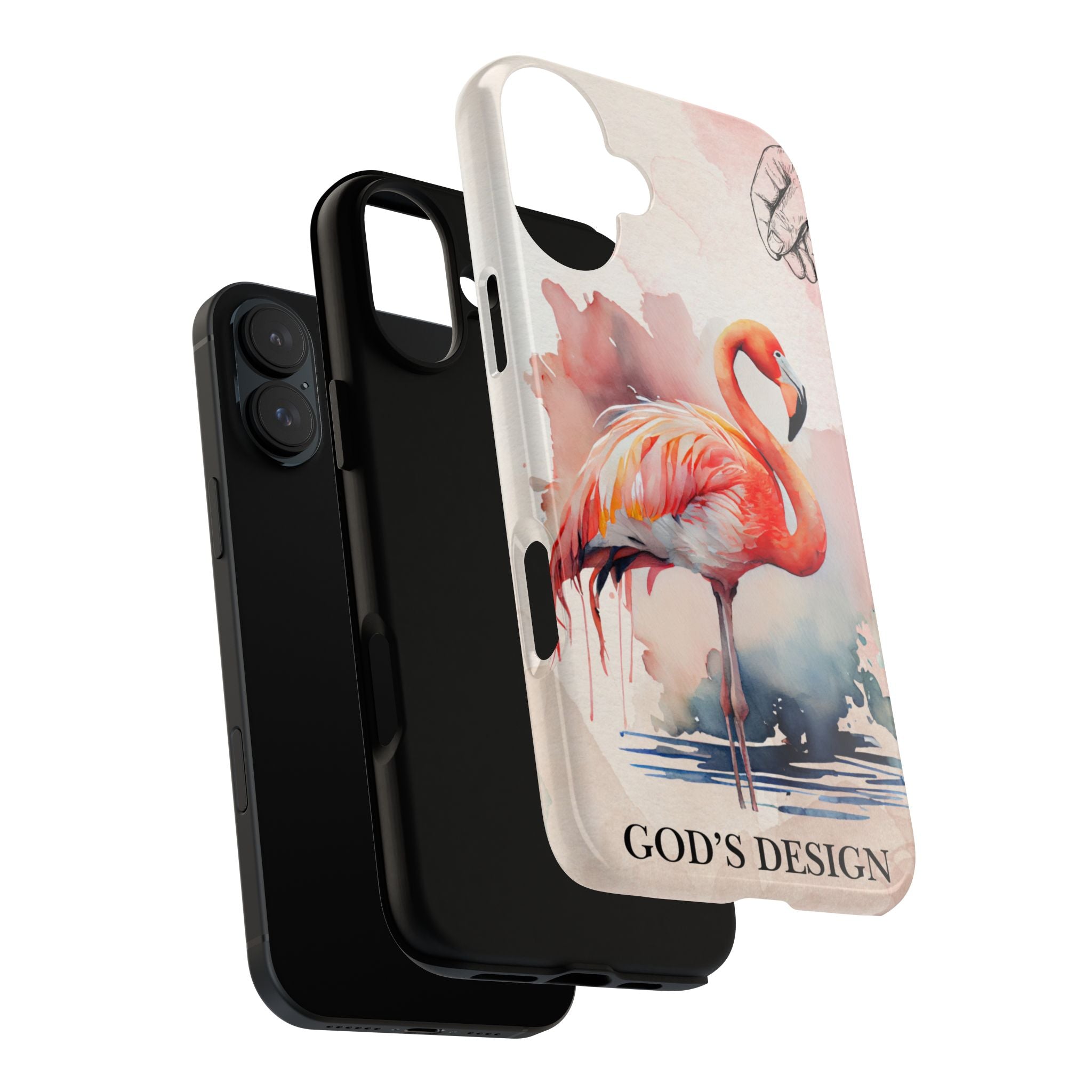 God’s Design Pink Flamingo Case