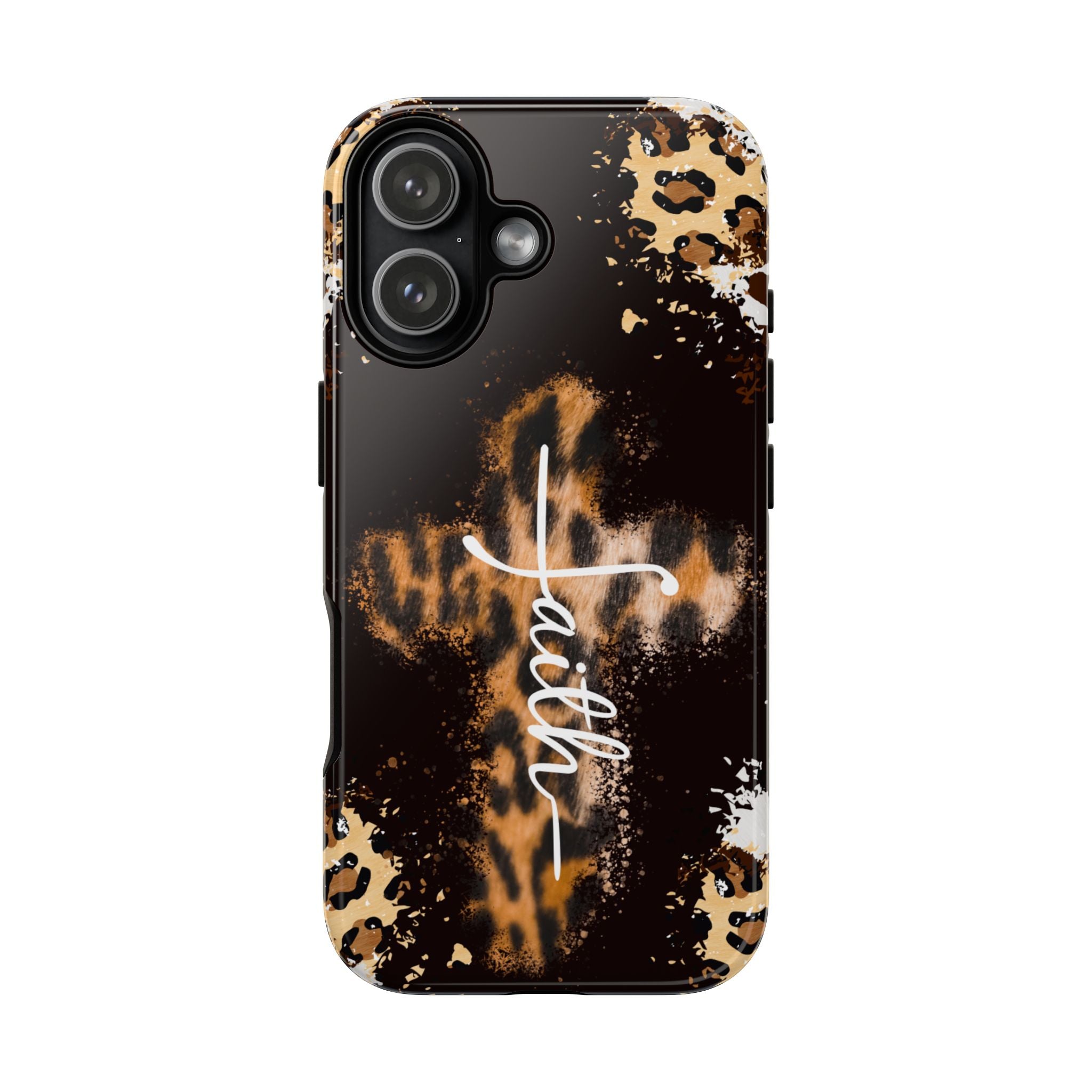 Faith Leopard Cross