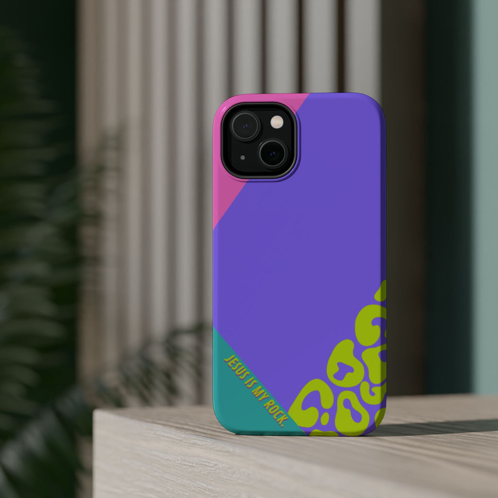Jesus Is My Rock 90's Design Phone Case