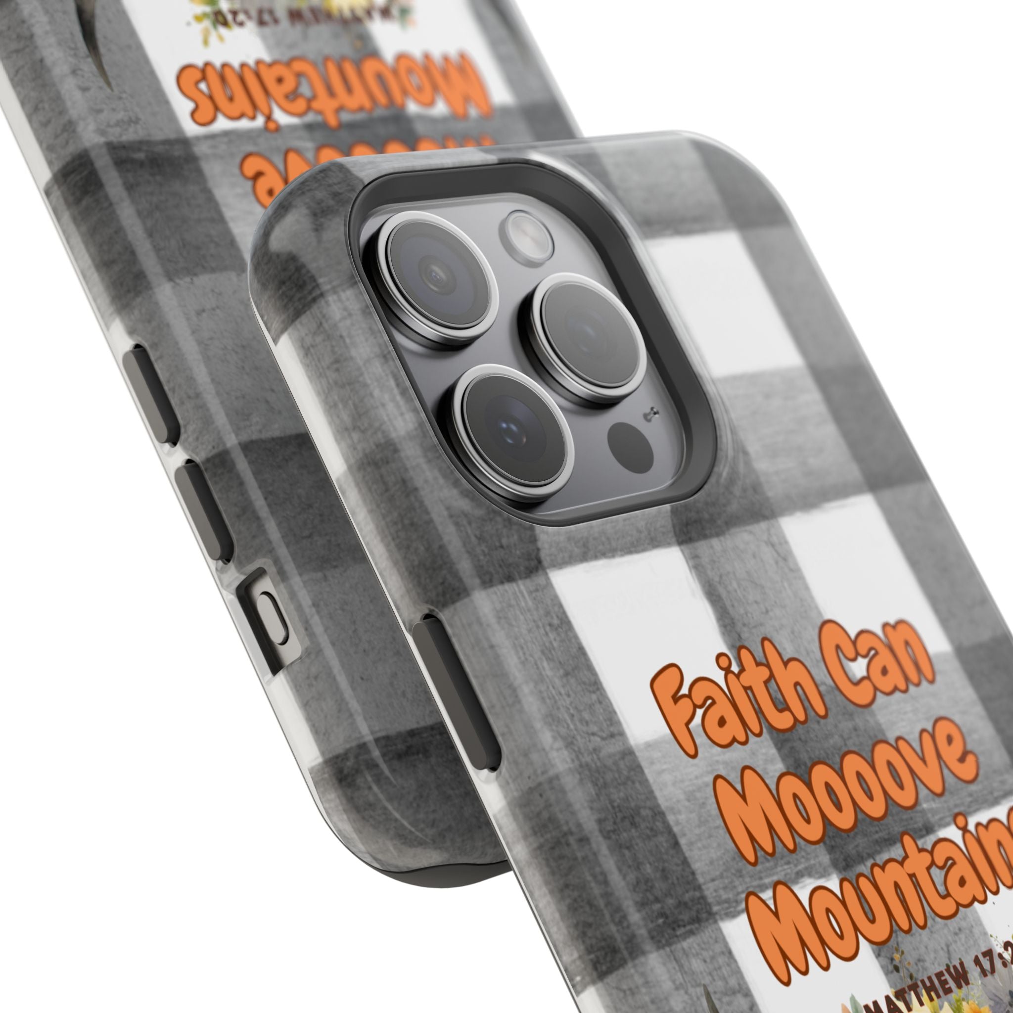 Faith Can Moooove Mountains Phone Case