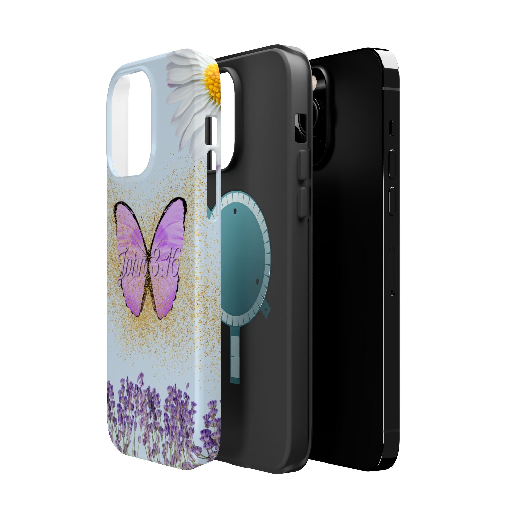 Butterfly Floral John 3:16