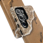 Footprints in the sand phone case