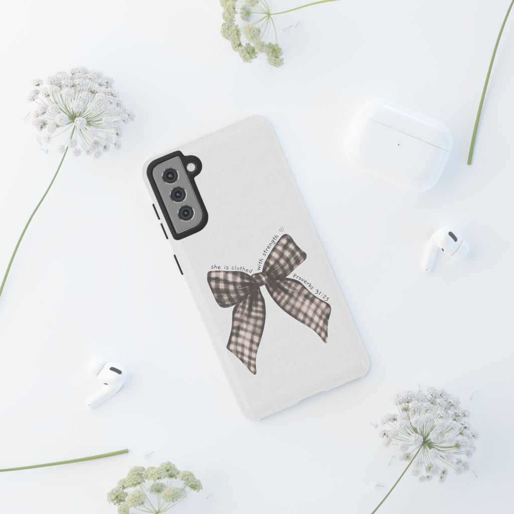 Proverbs 31 Rustic Bow Non MagSafe Phone Case