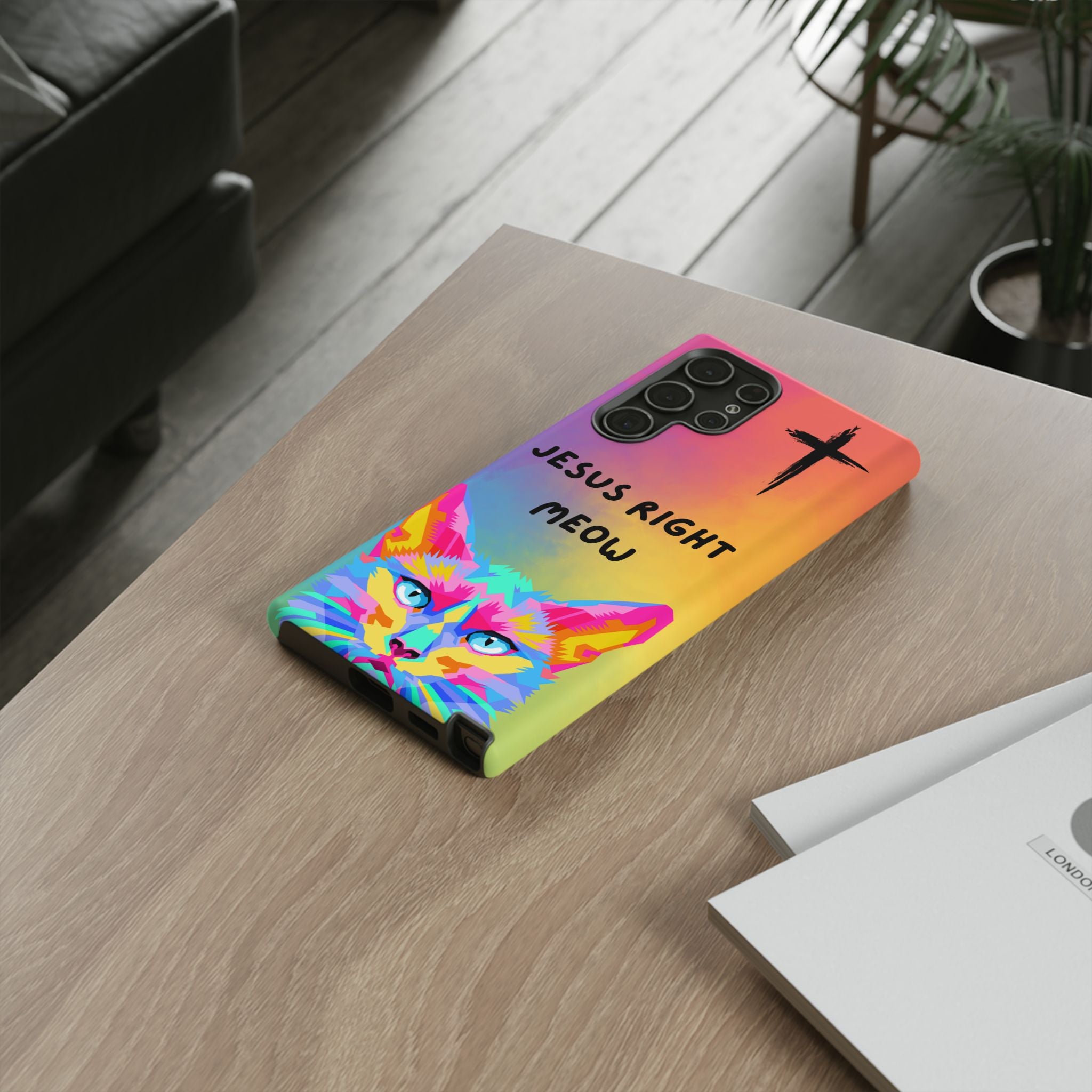 Jesus Right Meow Non MagSafe Phone Case