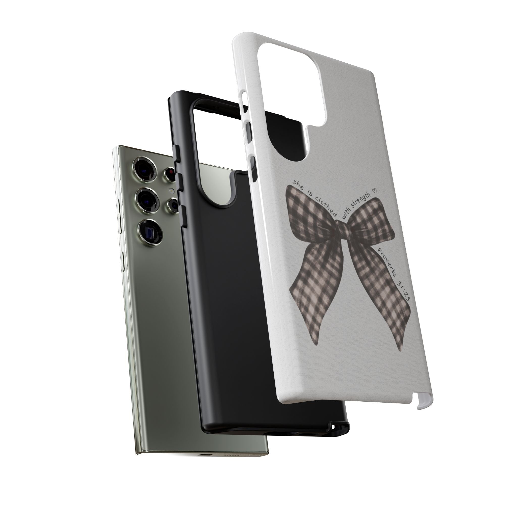 Proverbs 31 Rustic Bow Non MagSafe Phone Case