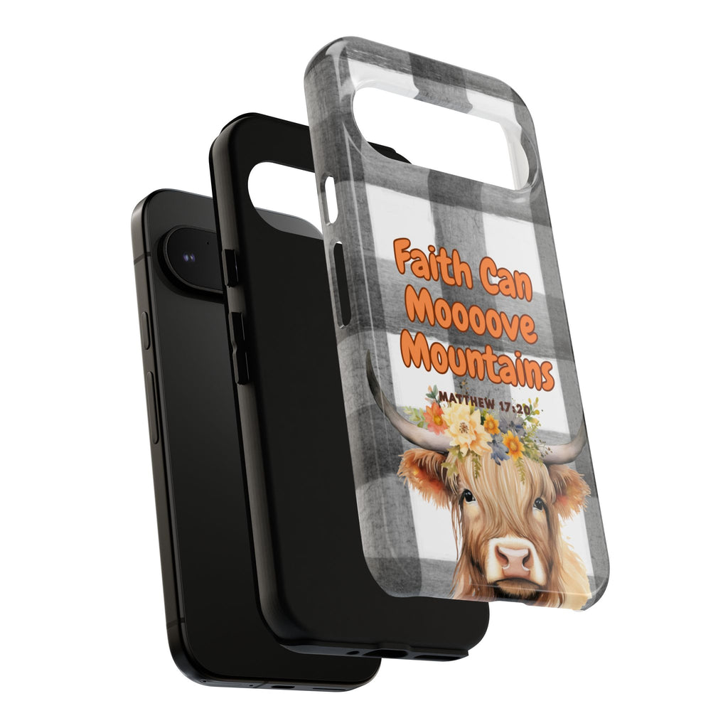 Faith Can Mooooove Mountains Phone Case