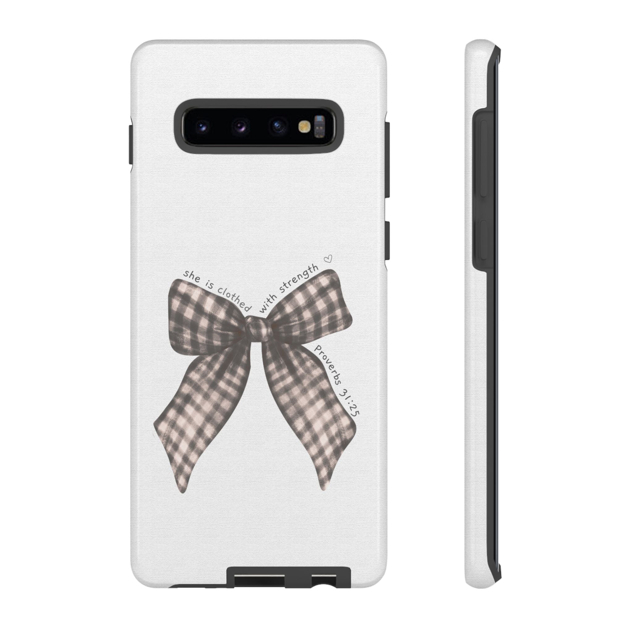 Proverbs 31 Rustic Bow Non MagSafe Phone Case