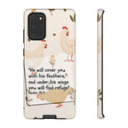 Psalm 91:4 Chicken Phone Case