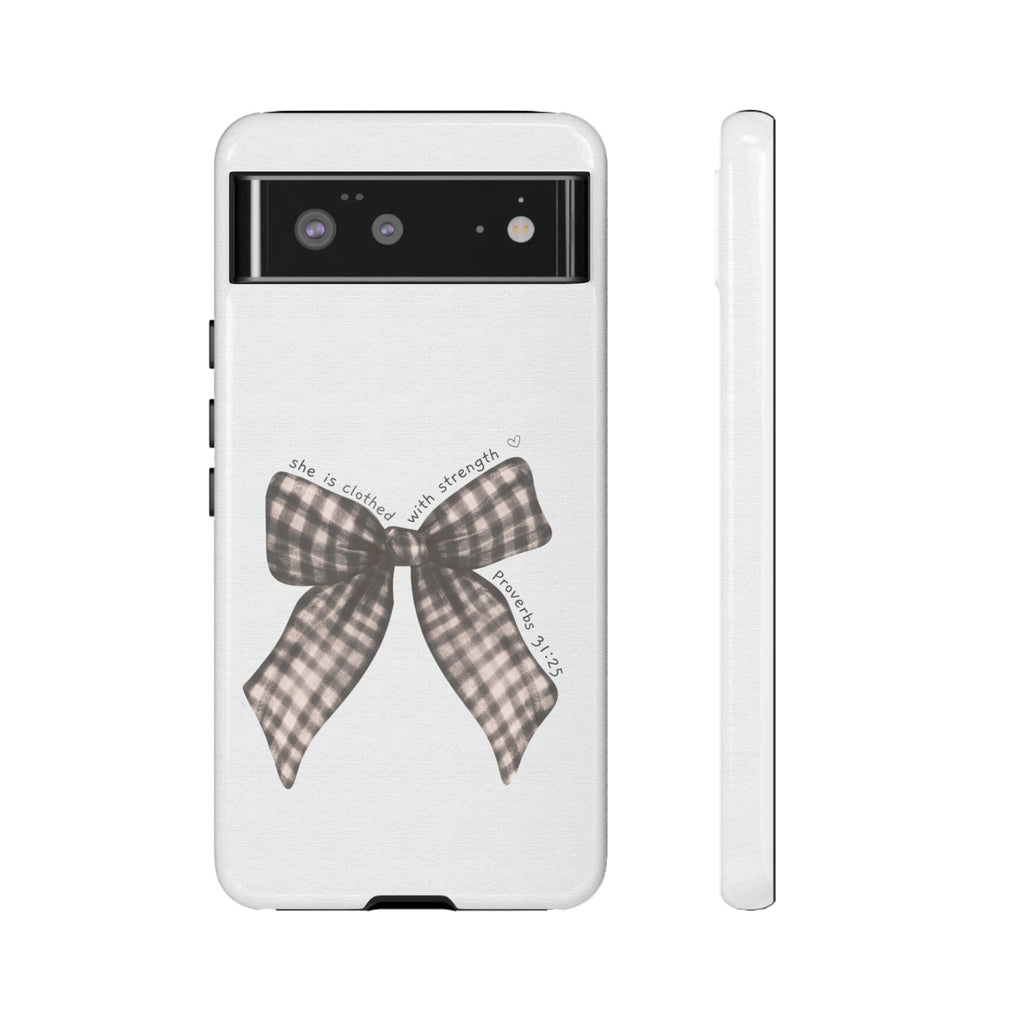 Proverbs 31 Rustic Bow Non MagSafe Phone Case