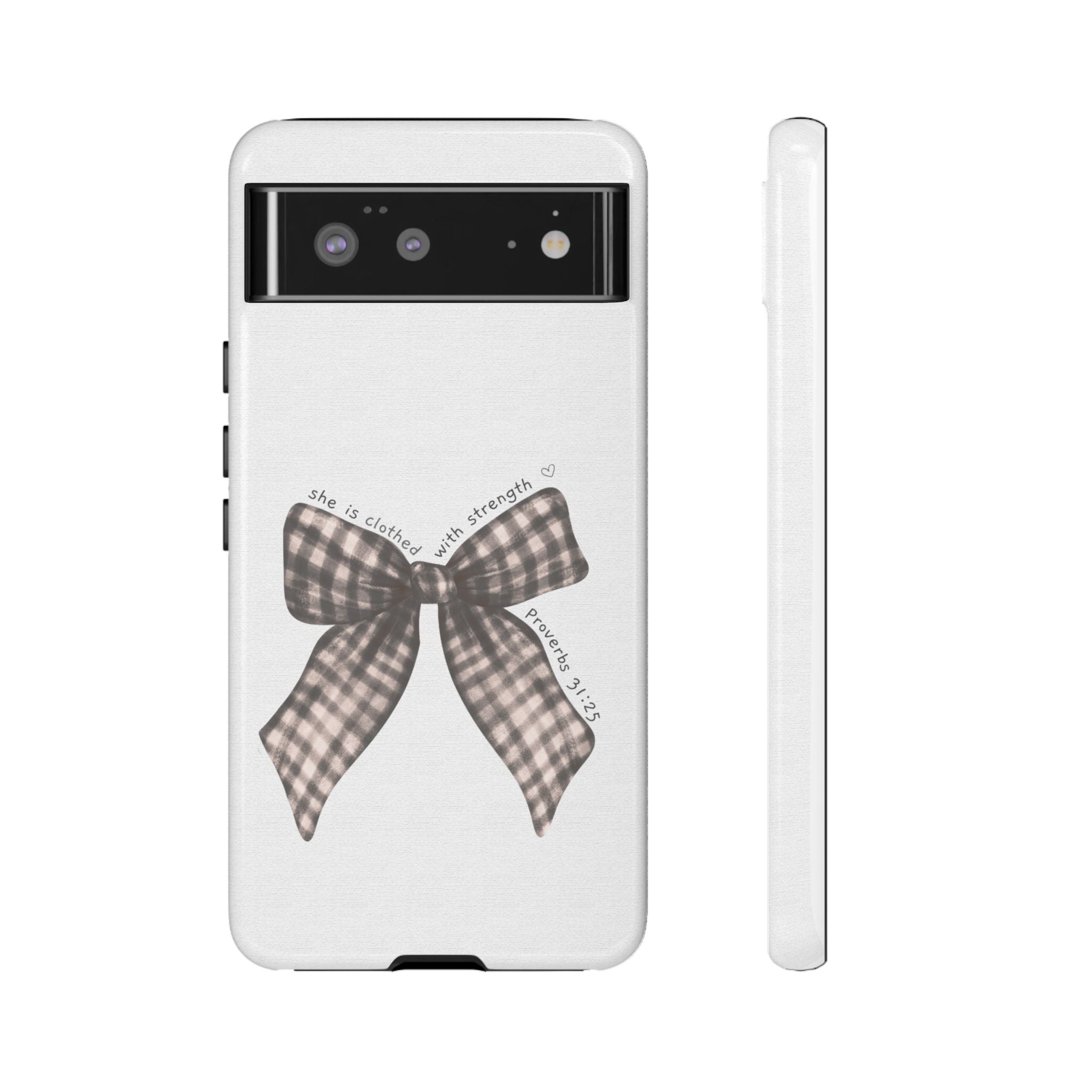 Proverbs 31 Rustic Bow Non MagSafe Phone Case
