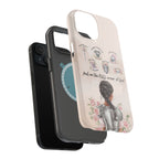 Armor of God (Dark haired woman) phone case
