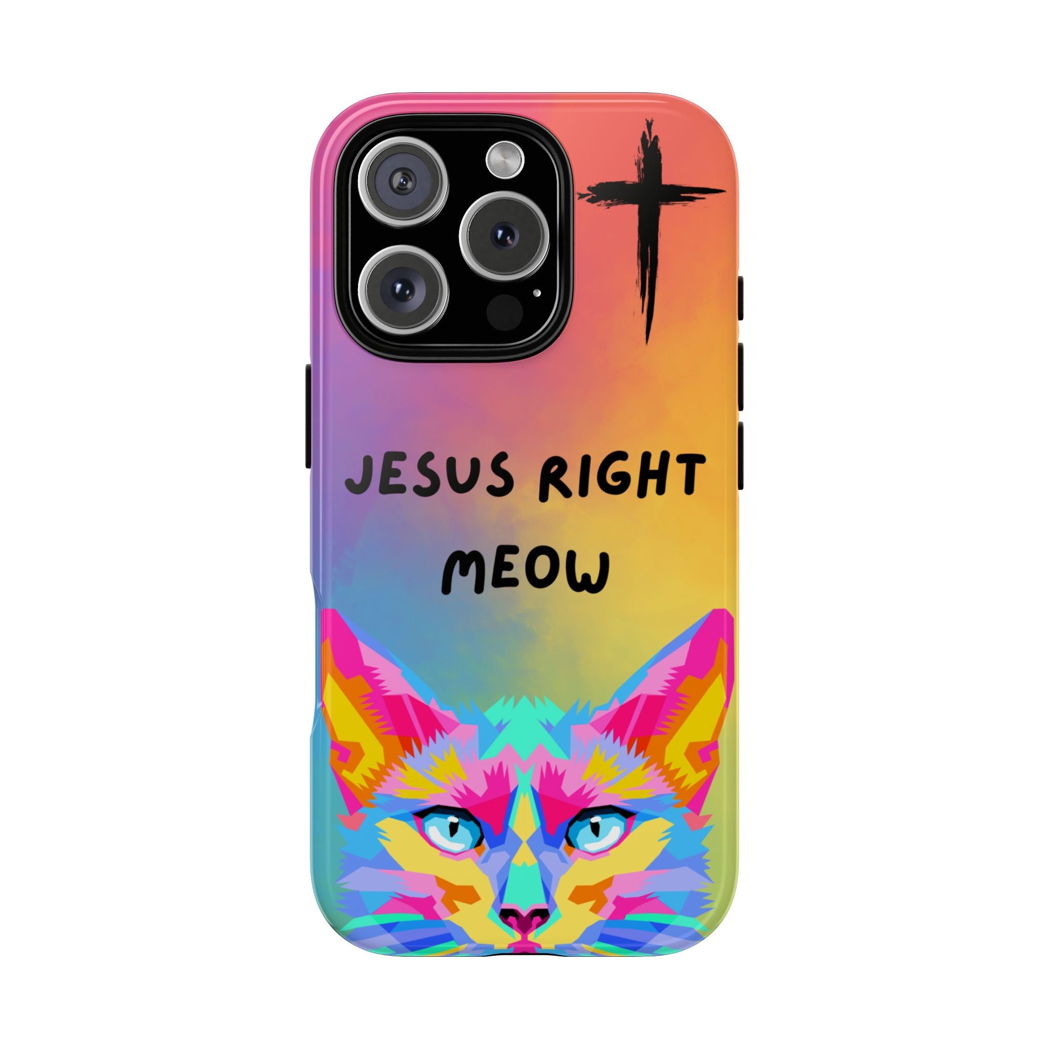 Jesus Right Meow Non MagSafe Phone Case