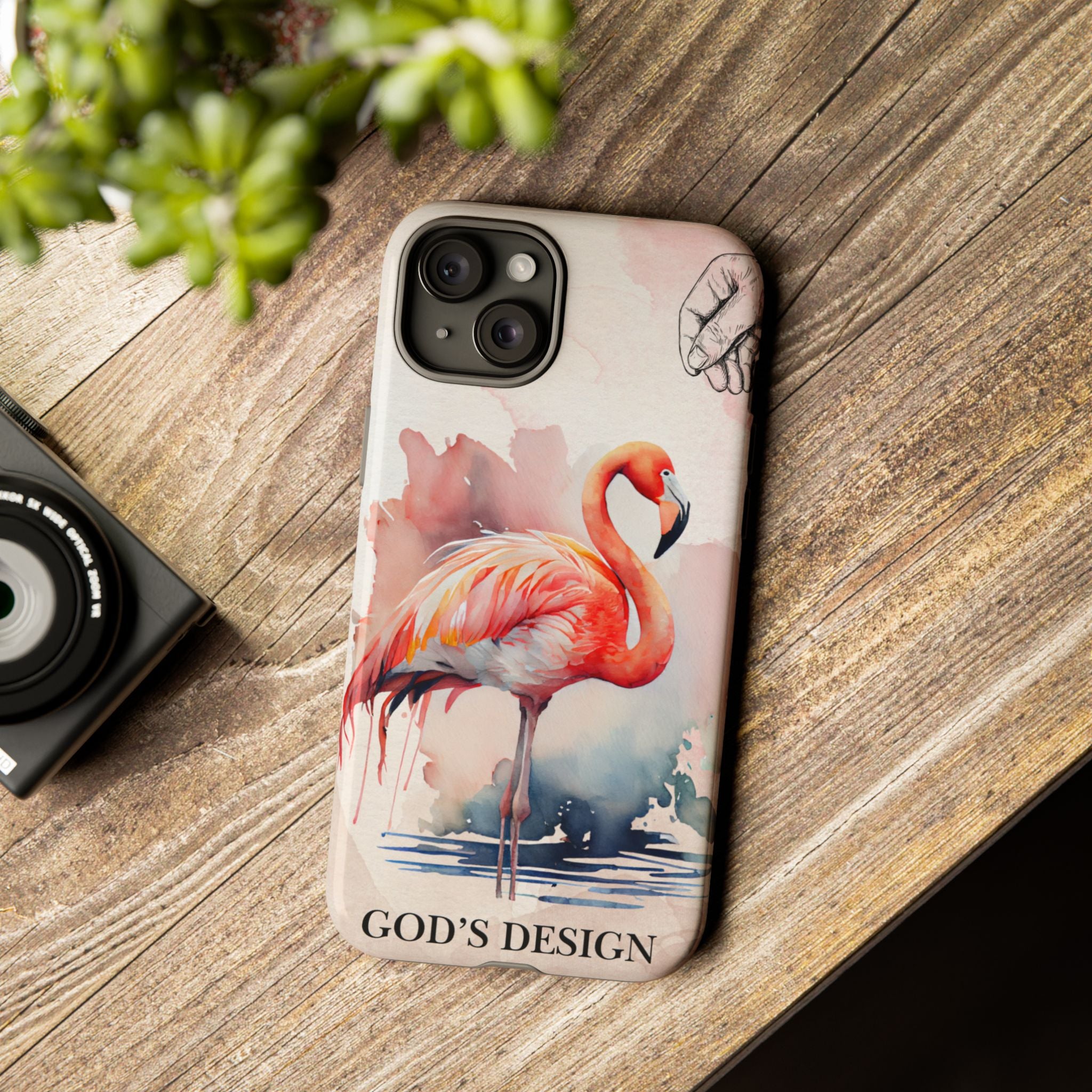 God’s Design Pink Flamingo Case