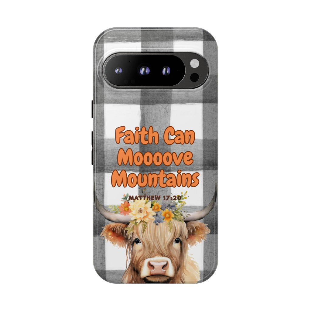 Faith Can Mooooove Mountains Phone Case