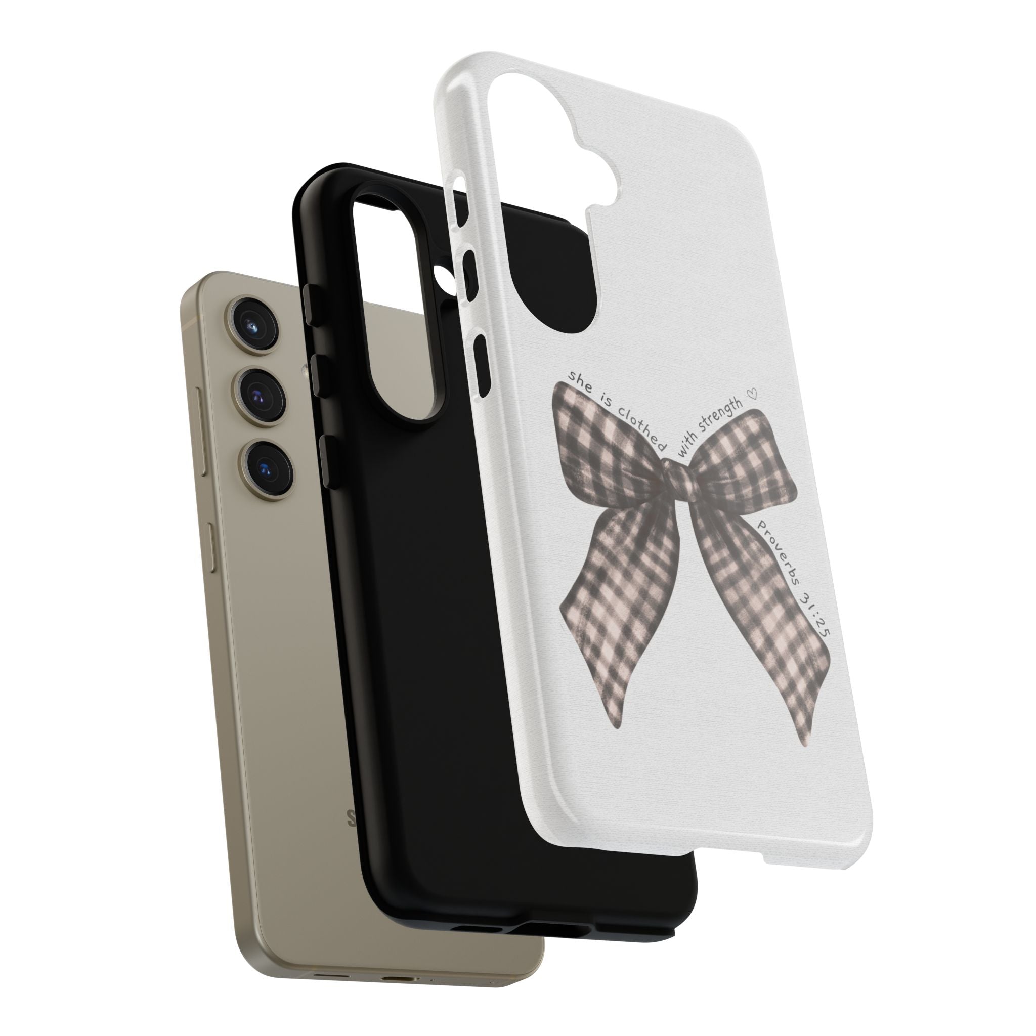 Proverbs 31 Rustic Bow Non MagSafe Phone Case