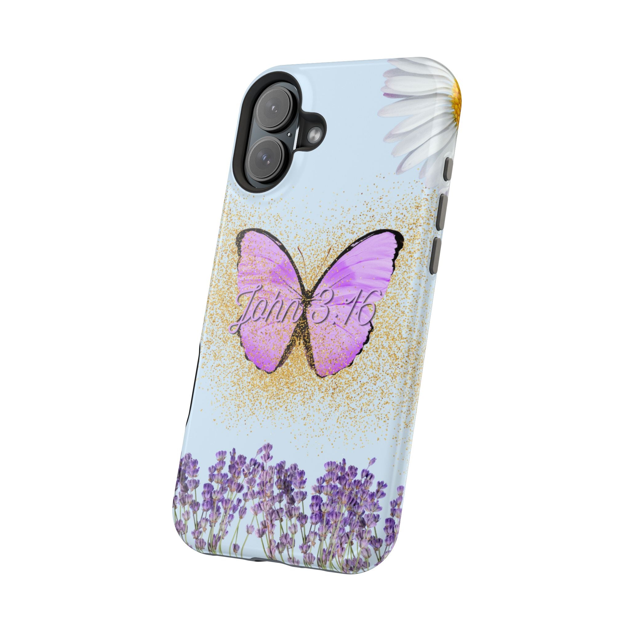 Butterfly Floral John 3:16