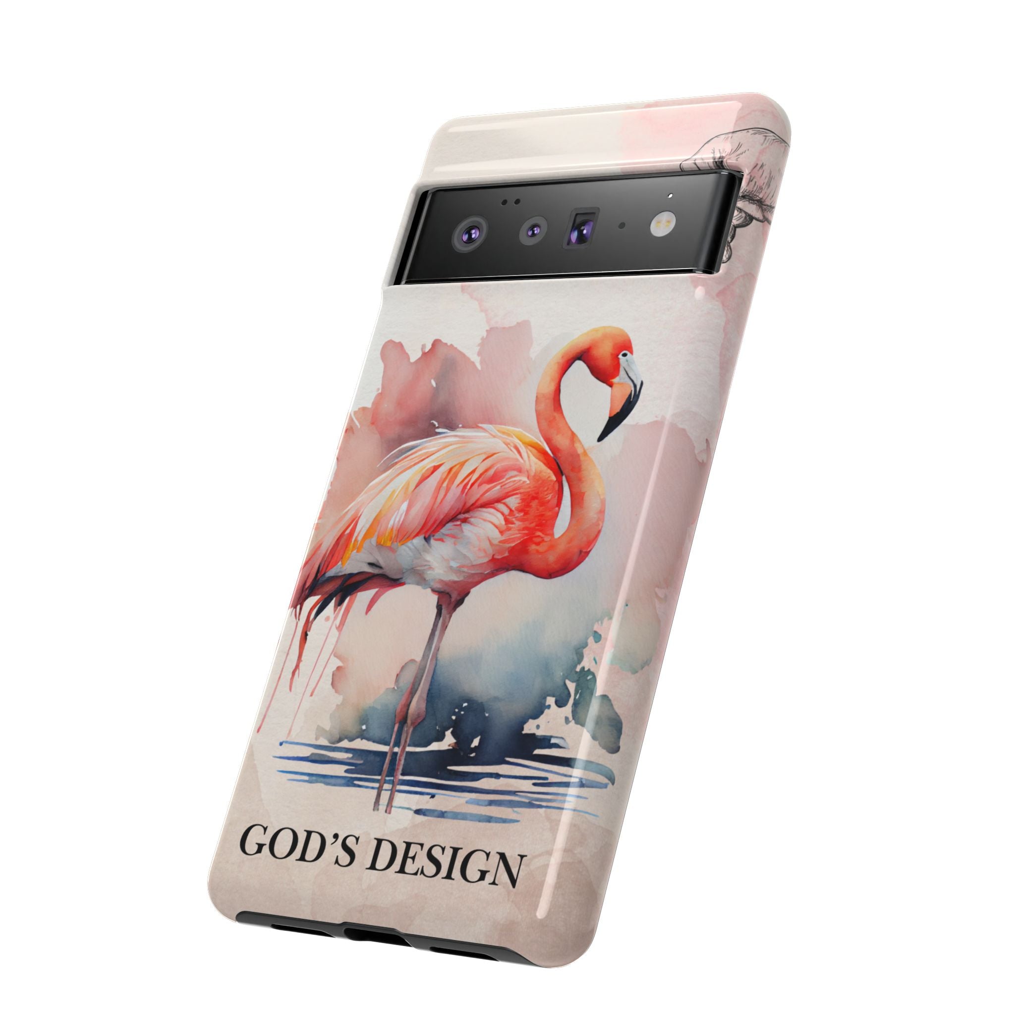 God’s Design Pink Flamingo Case