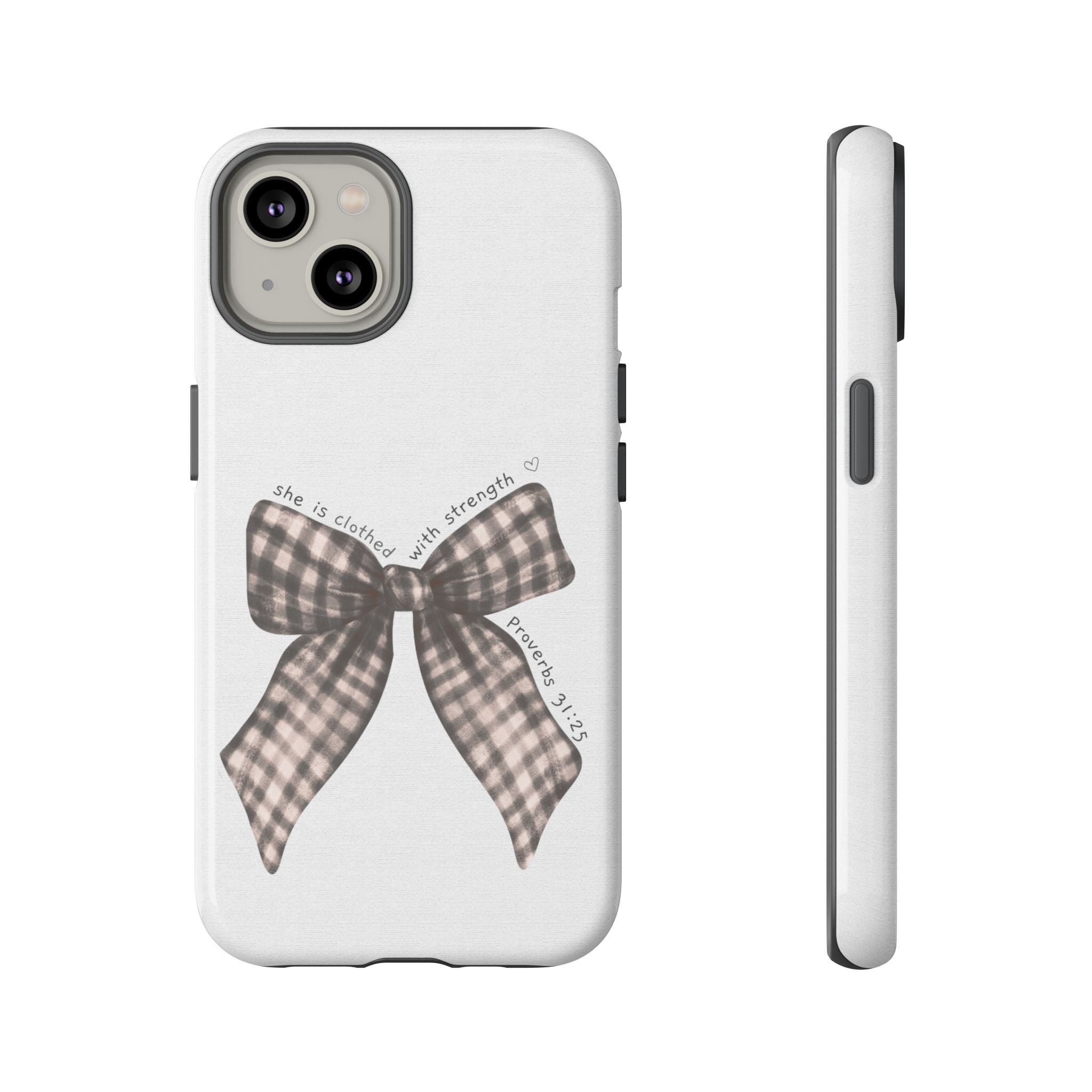 Proverbs 31 Rustic Bow Non MagSafe Phone Case