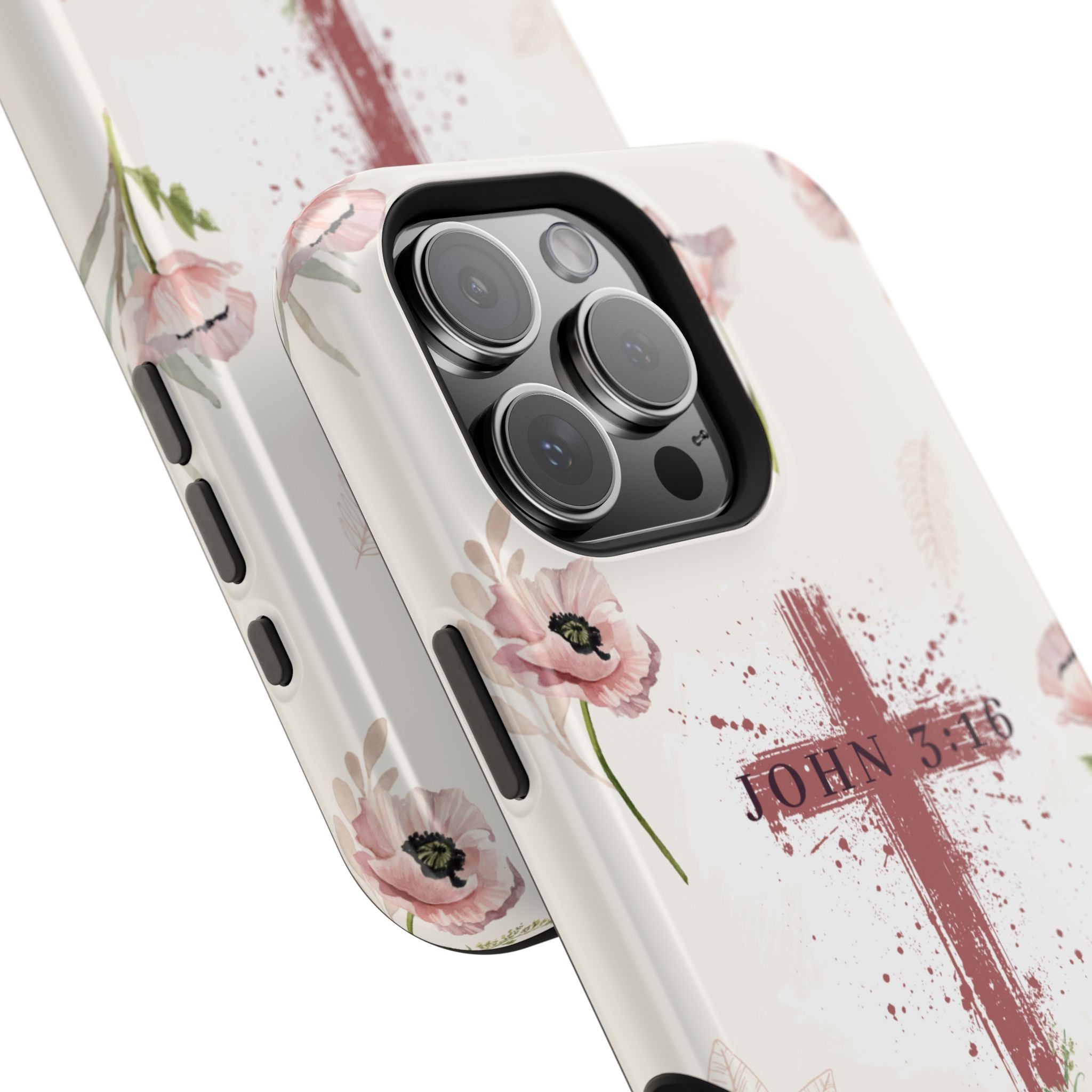 John 3:16 Floral Phone Case
