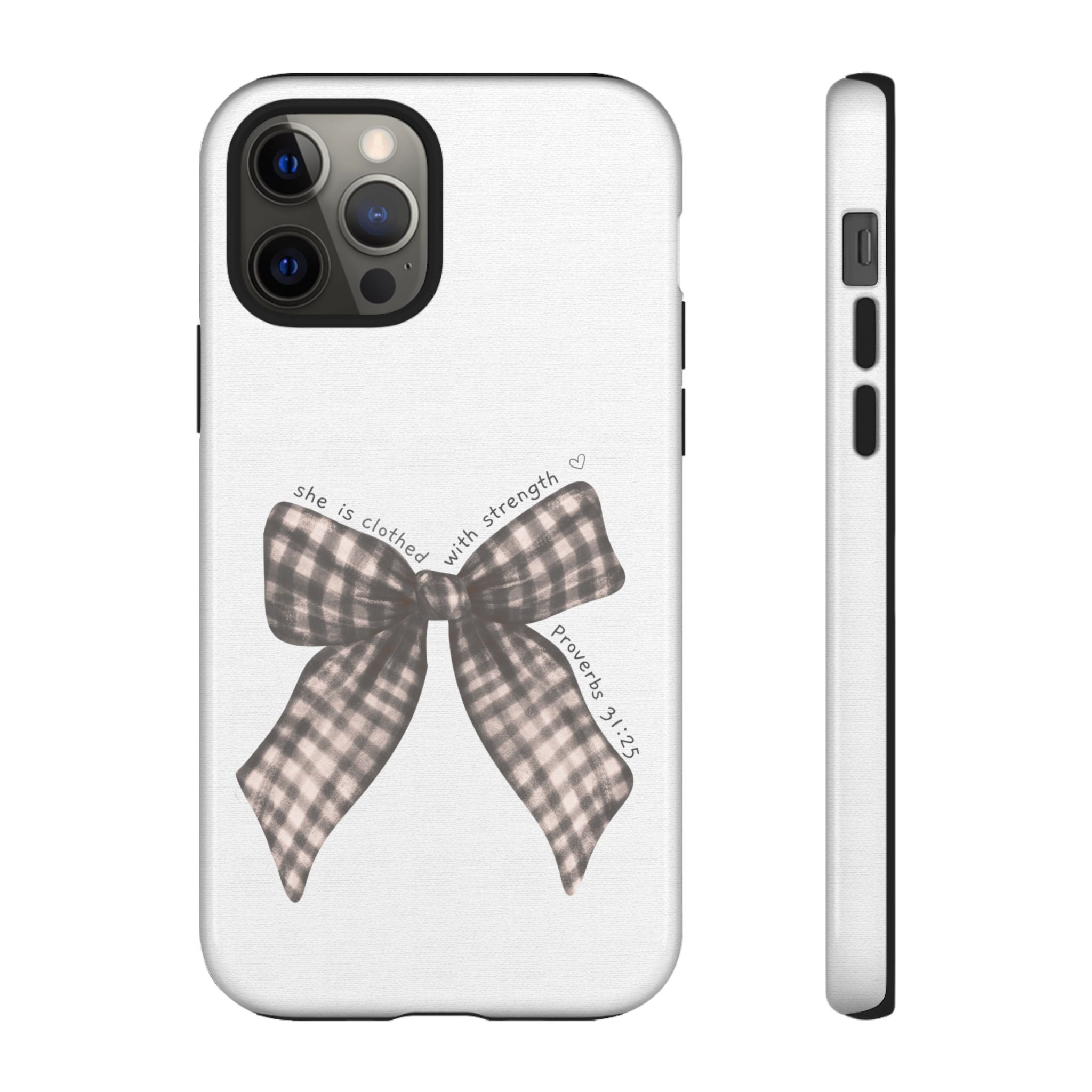 Proverbs 31 Rustic Bow Non MagSafe Phone Case
