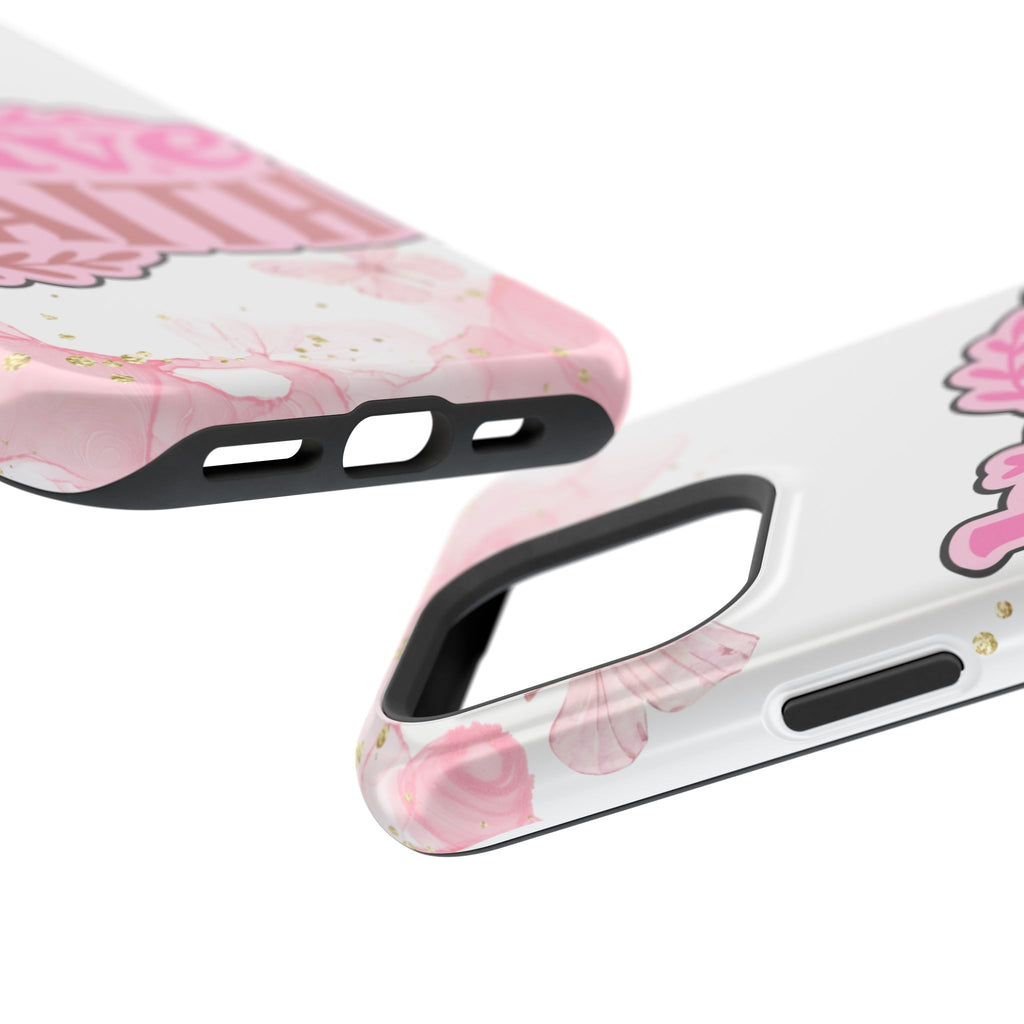 Have Faith Pink Butterfly Phone Case