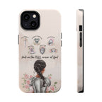 Armor of God (Dark haired woman) phone case