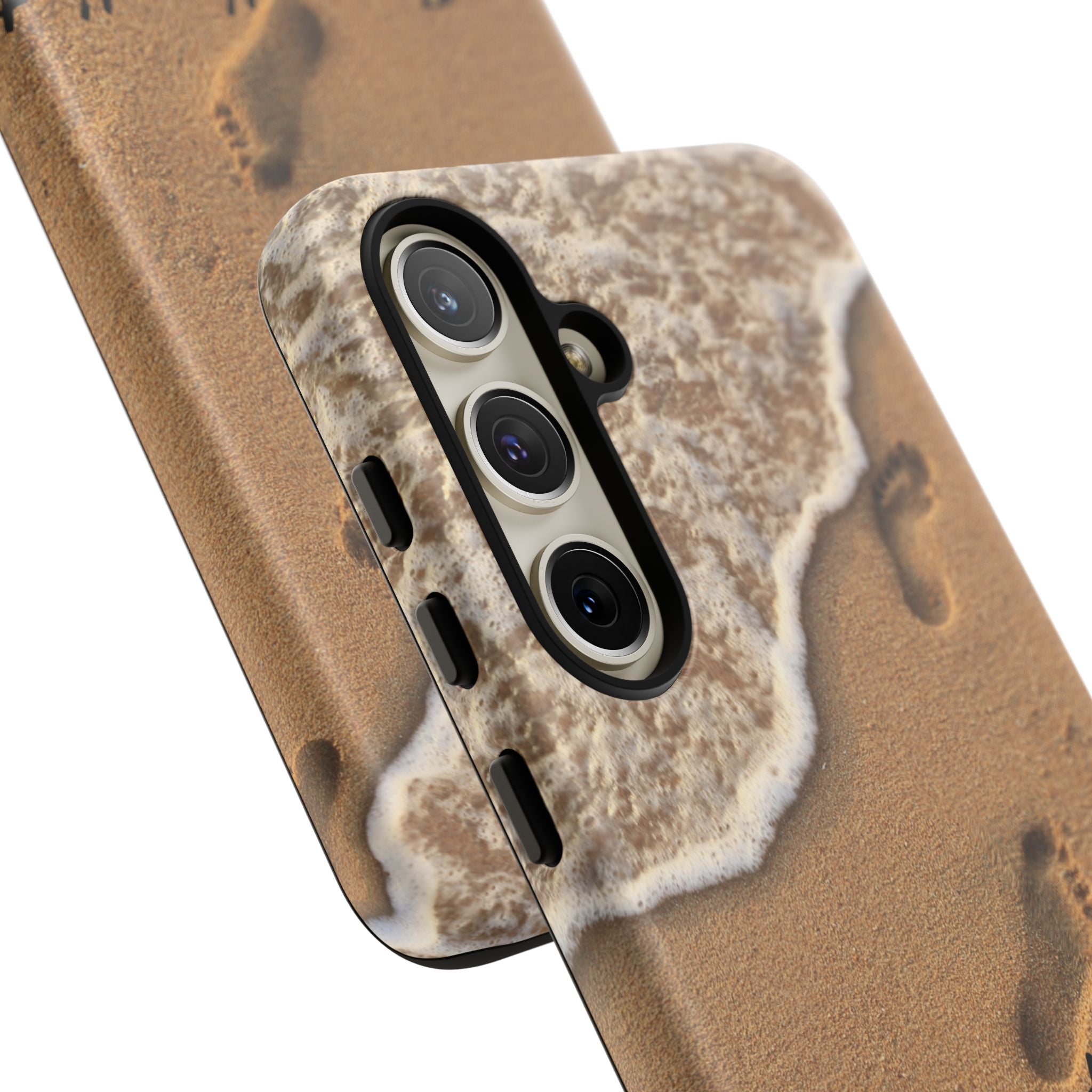 Footprints in the sand phone case
