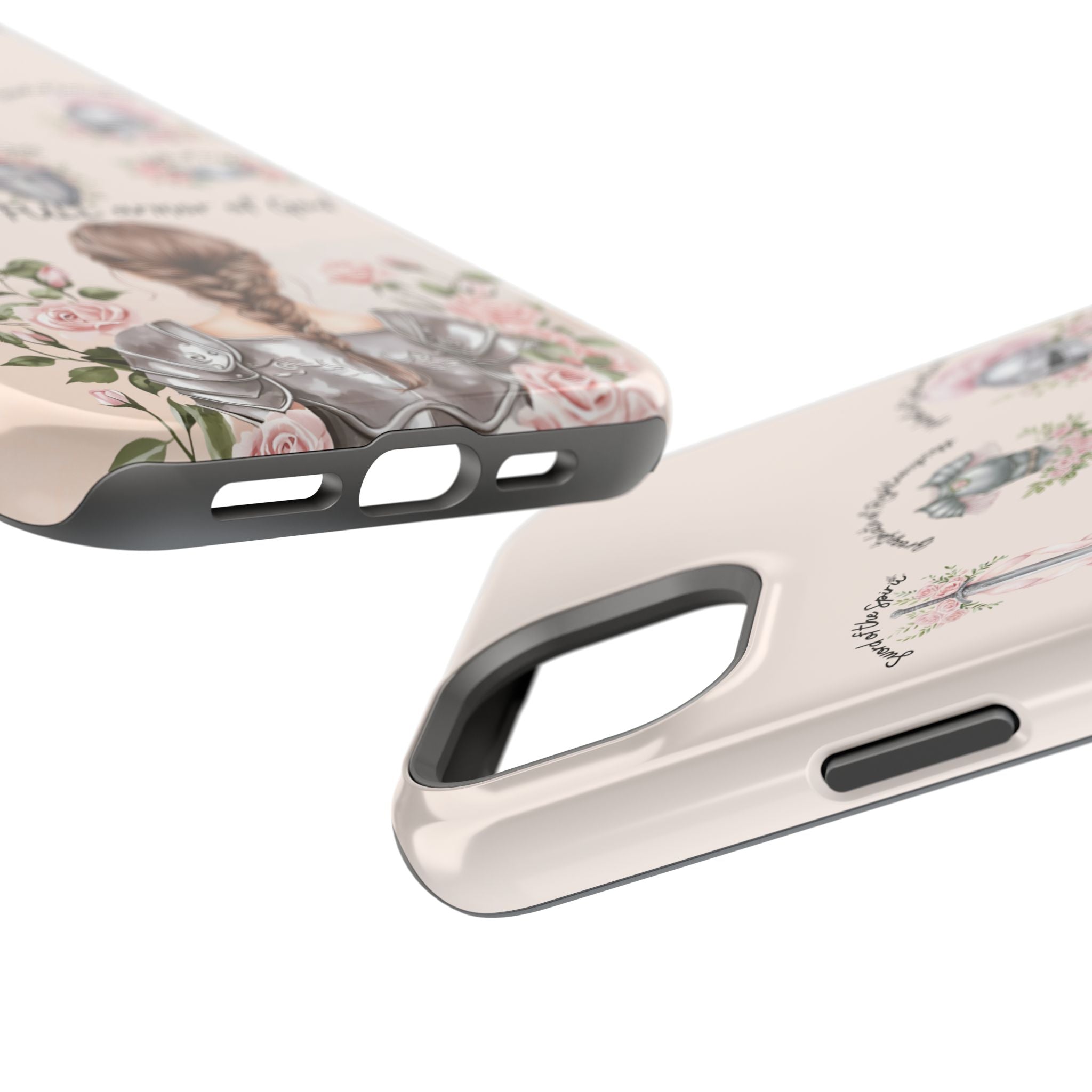 Armor of God (brown hair) phone case