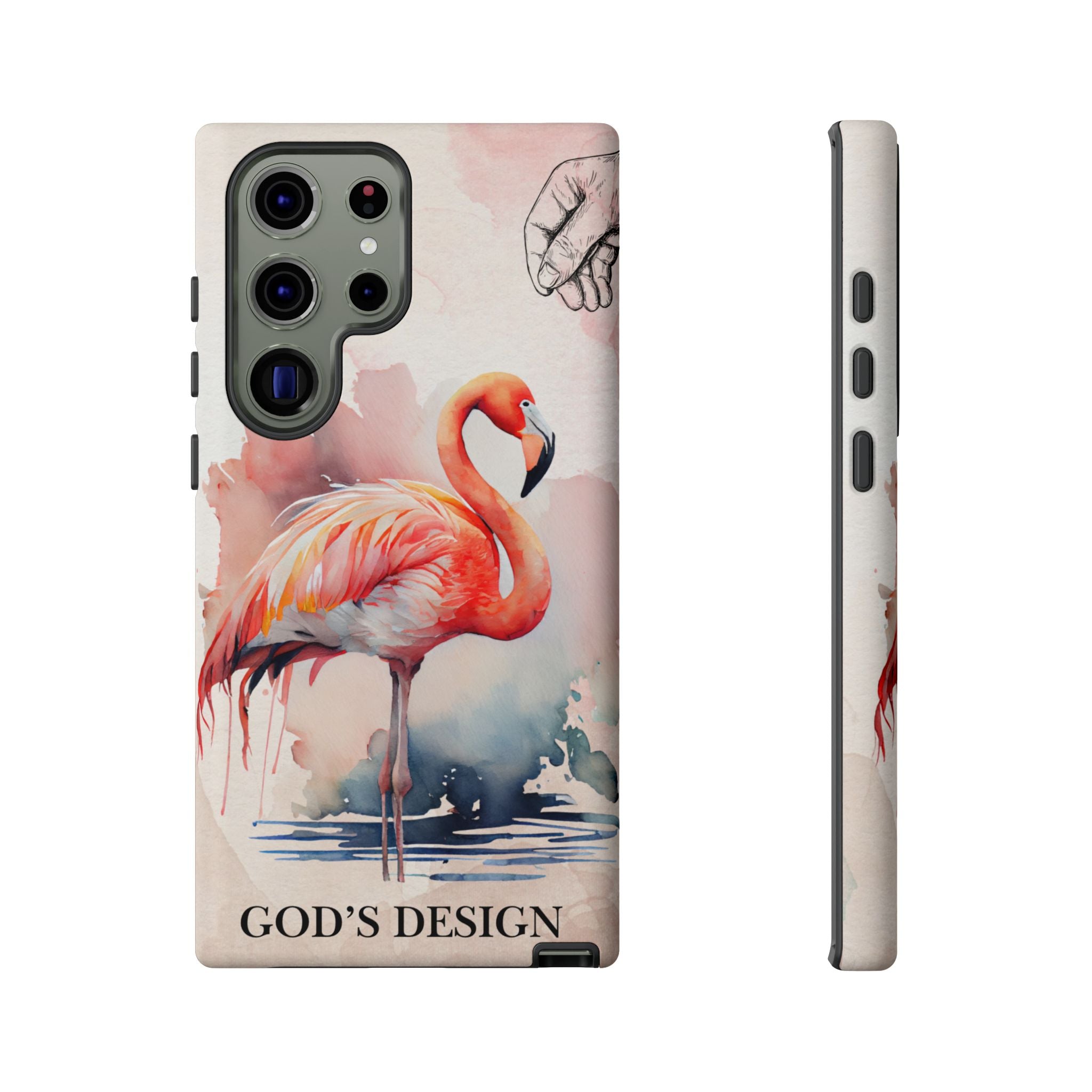 God’s Design Pink Flamingo Case