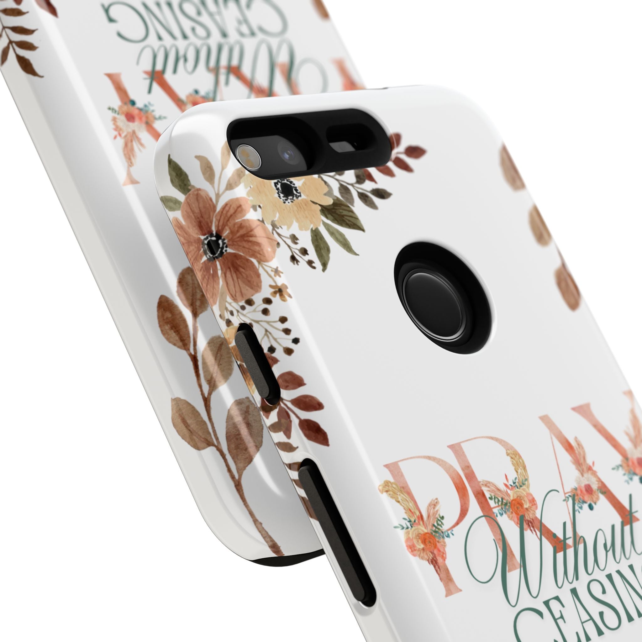 Pray Without Ceasing phone case