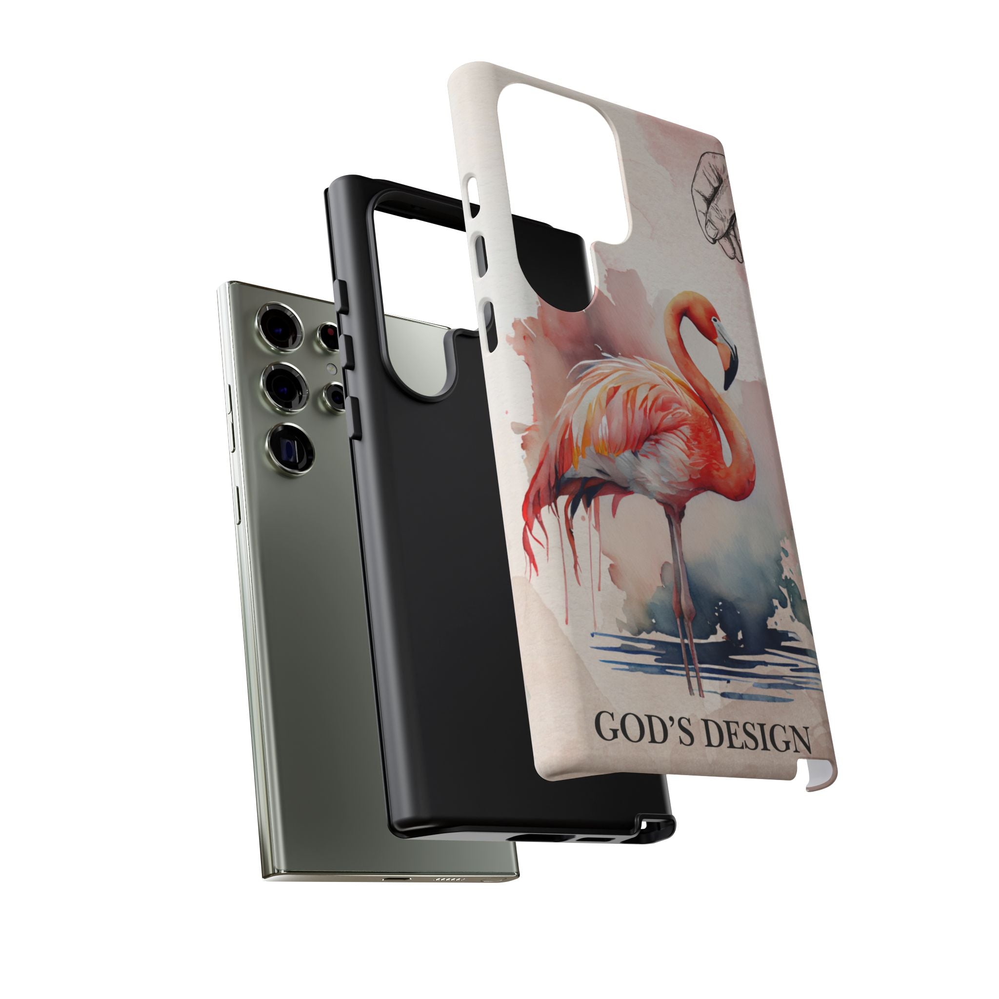 God’s Design Pink Flamingo Case