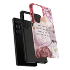 Matthew 6:28 Floral Samsung/Android Phone Case