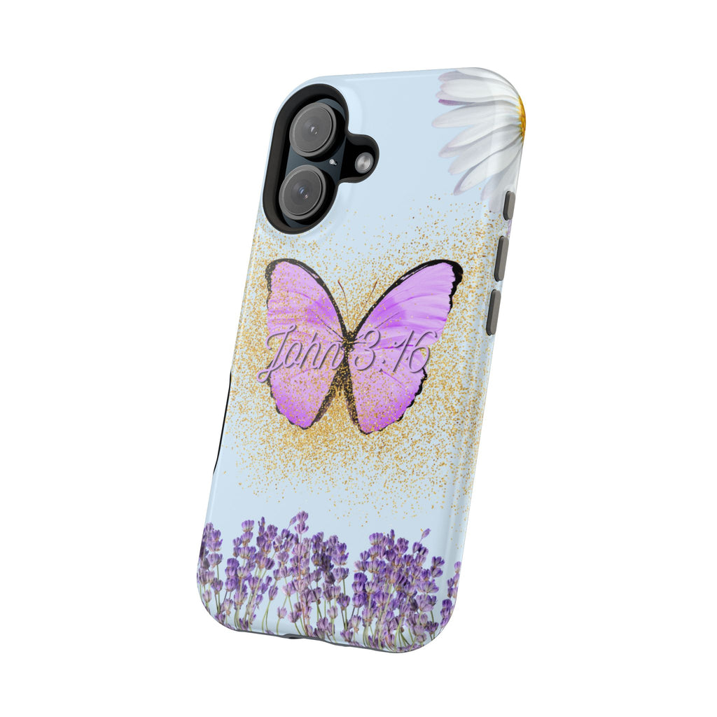 Butterfly Floral John 3:16