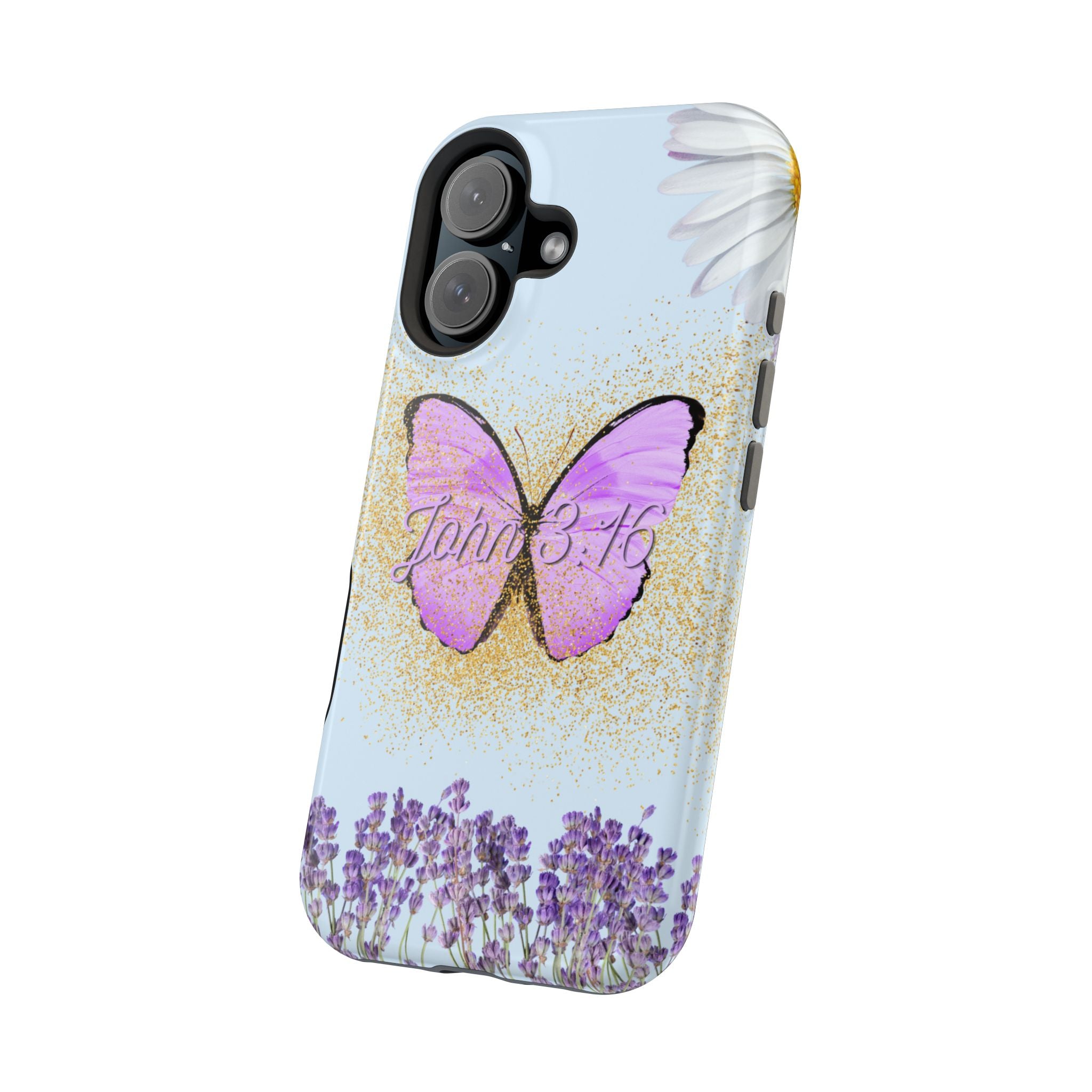 Butterfly Floral John 3:16