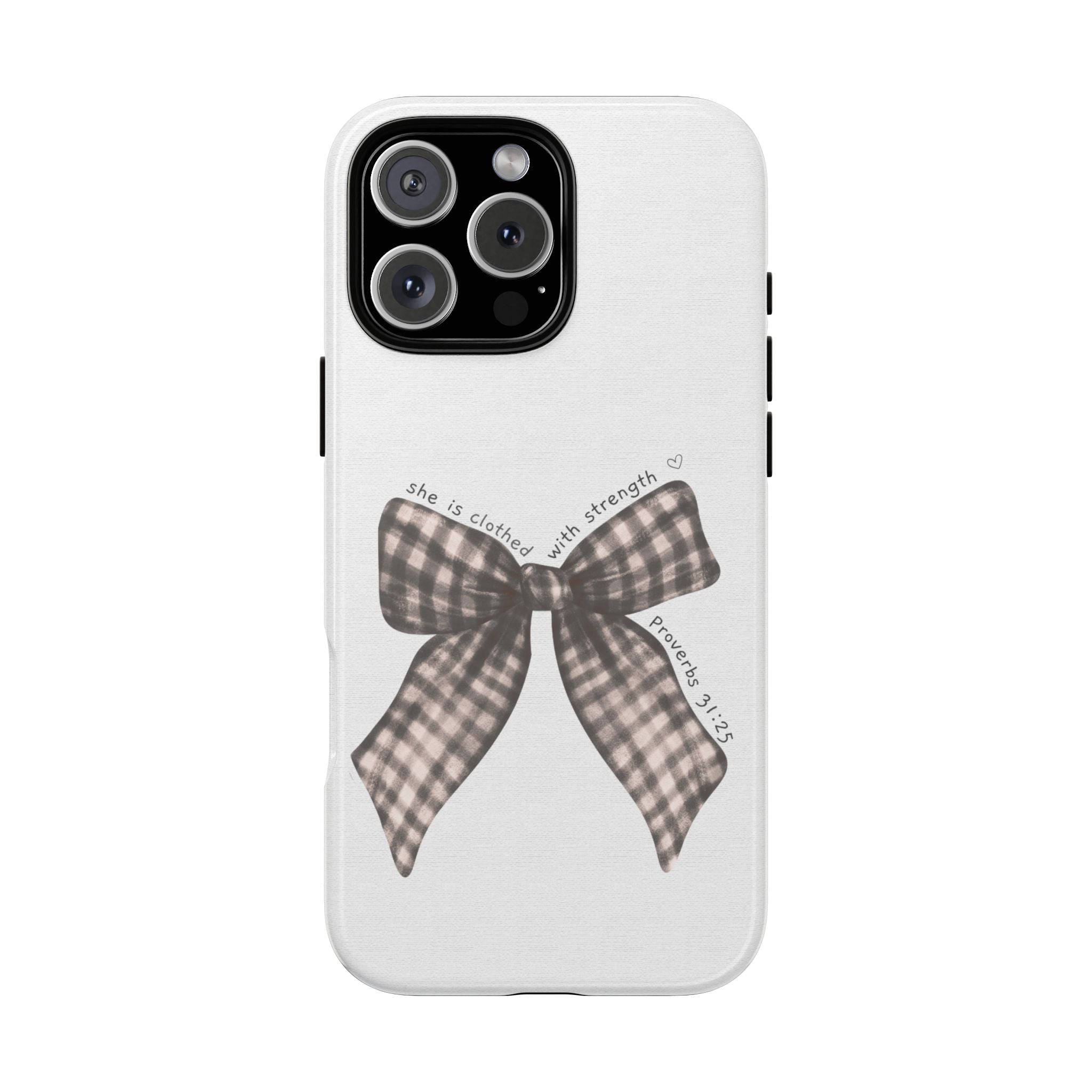 Proverbs 31 Rustic Bow Non MagSafe Phone Case