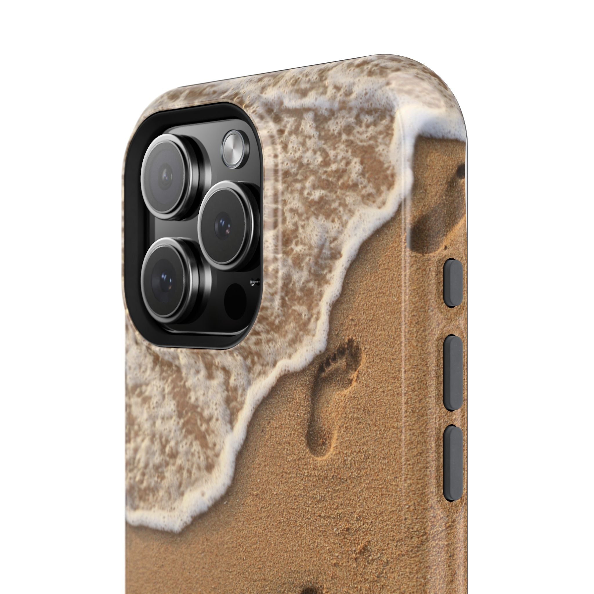 Footprints in the sand MagSafe Phone Case